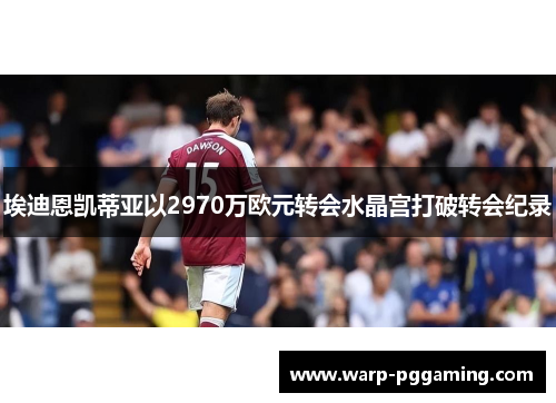 埃迪恩凯蒂亚以2970万欧元转会水晶宫打破转会纪录